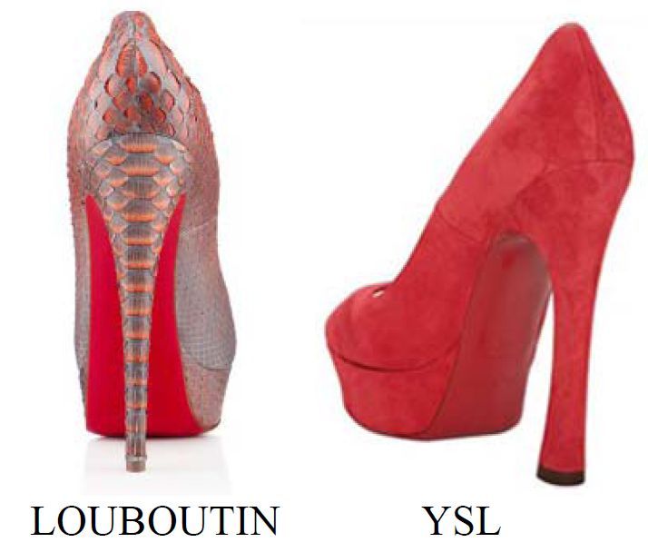How can Louboutin copyright red bottoms? - Quora